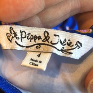 Pippa & Julie Dresses - Pippa & Julie royal blue print cap sleeve dress, 4 Pippa & Julie Dresses - Pippa & Julie royal blue print cap sleeve dress, 4